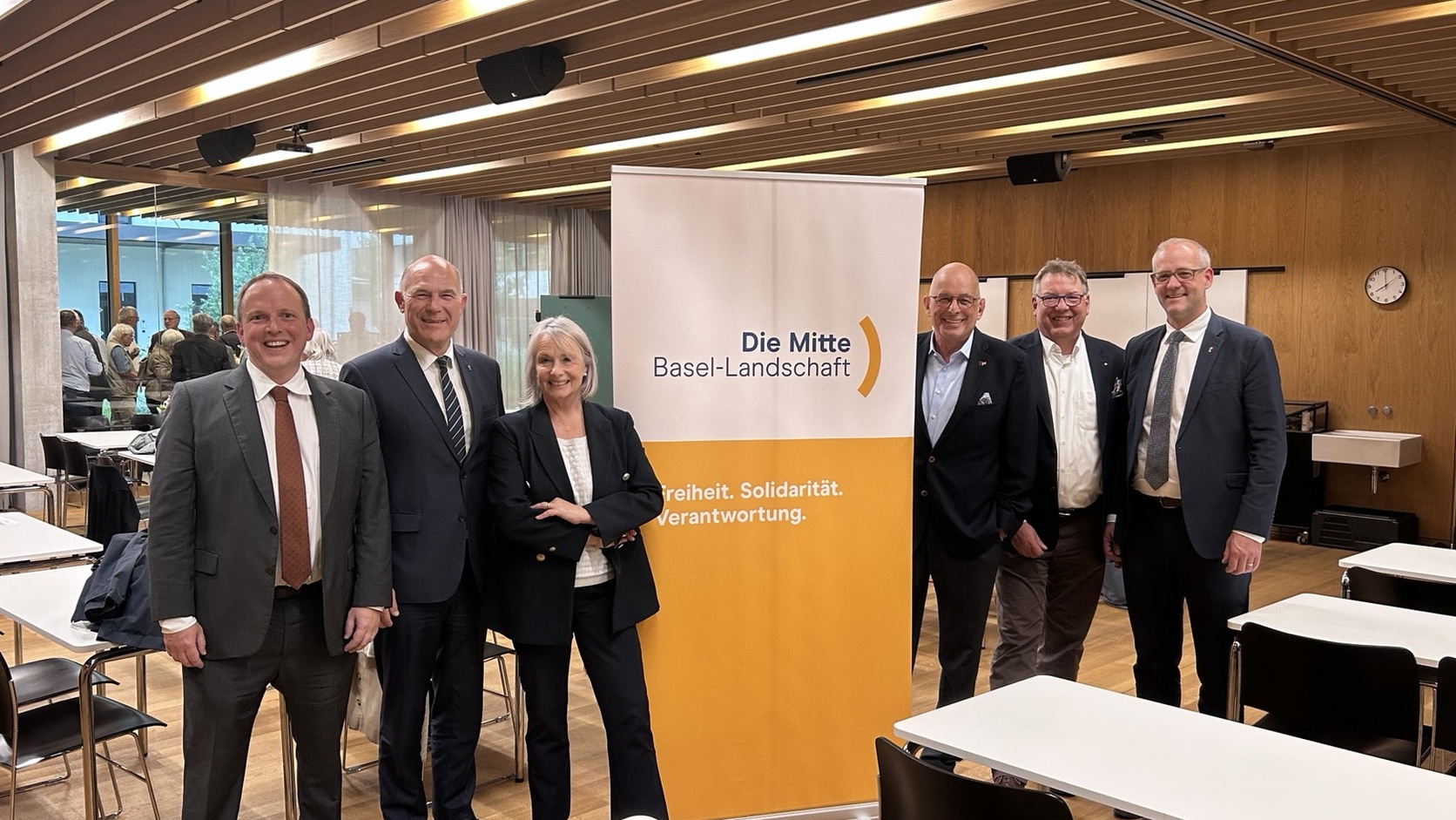 Vertreter des Auslandsverband Schweiz CDU-CSU nahmen an der Generalversammlung 2026 der Mitte Basel-Landschaft im Swiss TPH in Allschwil teil.